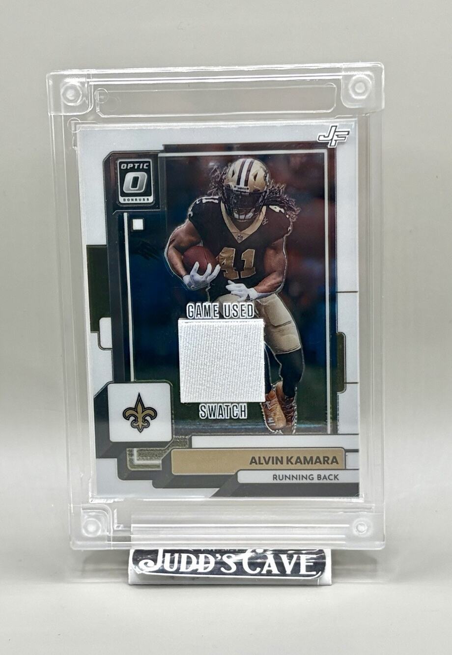🚨 Jersey Fusion 2022 Edition Donruss Optic GAME USED Swatch Alvin Kamara Saints